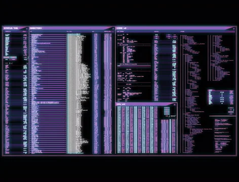 Digital interface screen (loopable) Stock Footage 55835989