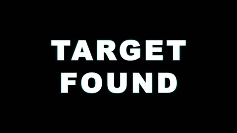 Digital Interface Targeting System with Multiple Data Points in Dark Mode Stock-Footage 344282982