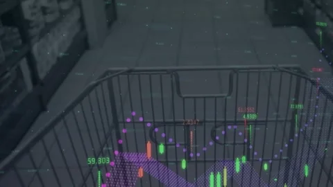 Digital interface tech connects people and info through devices and networks Stock Footage 330479101