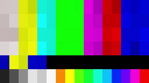 Digital Interference and Bad Signal Animation Stock Footage 340662026