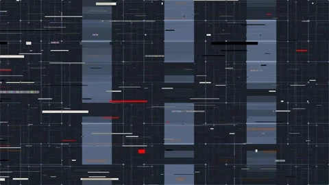 Digital interference and data errors, high-tech, glitch aesthetic for modern Stock Footage 346003839