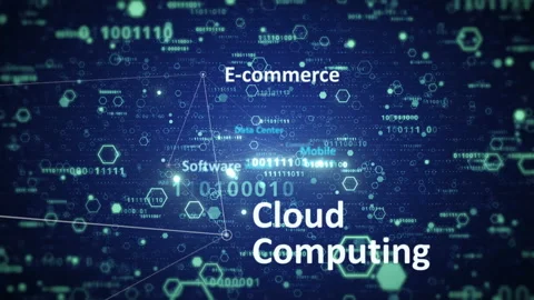 Digital internet information technology concept background Video stock 211067068