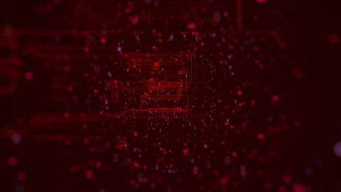 Digital internet of Things concept. Future technology network for business and Stock Footage 111824541
