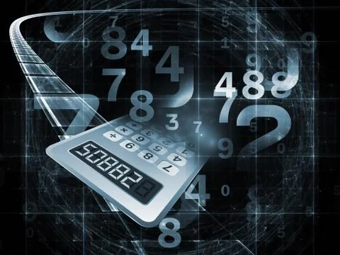 Digital Intersections Stock Illustration