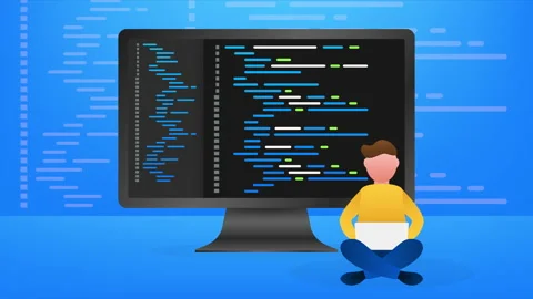 Digital java code text. Computer software coding concept. Programming coding Stock Footage 147565141