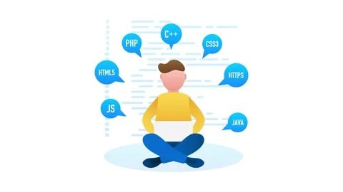 Digital java code text. Computer software coding concept. Programming coding Stock Footage 149965248