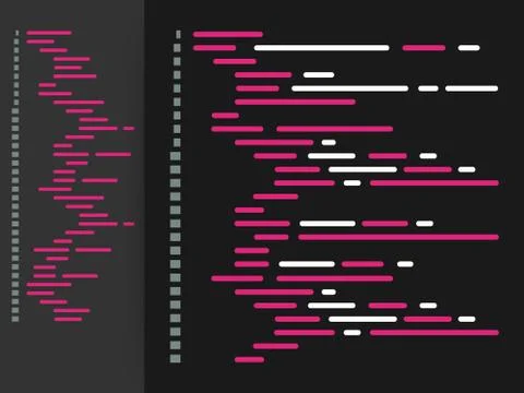 Digital java code text. Computer software coding vector concept. Programming  Stock Illustration