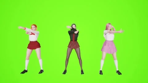 Digital K-pop Dancer Dynamic Choreography VFX Видео 319003823