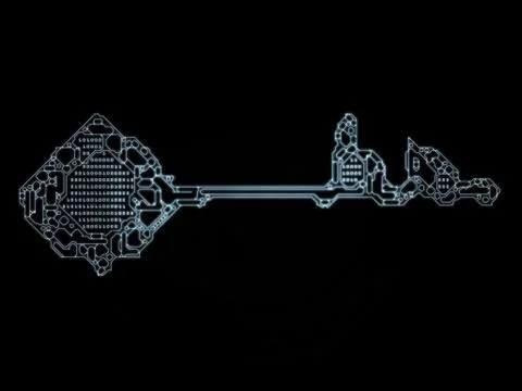 Digital Key Code イラスト素材