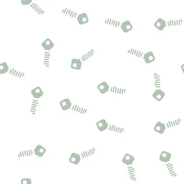 Digital key glyph vector seamless pattern Illustrazione stock