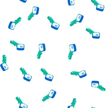 Digital key isometric icon seamless pattern Stock Illustration