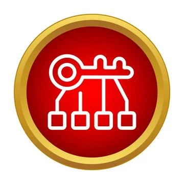 Digital key unlocking network security access system イラスト素材