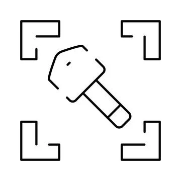 Digital key unlocking secure access and smart technology 库存插图