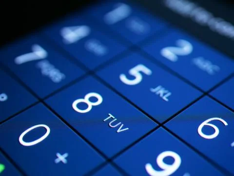 Digital Keyboard Close up Stock Photos