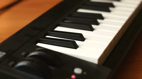 Digital Keyboard Stock Footage 49060557