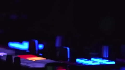 Digital Keypad Lightning Stock Footage 146333692