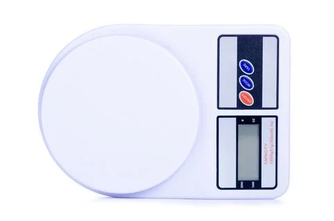 Digital kitchen scales Stock Photos