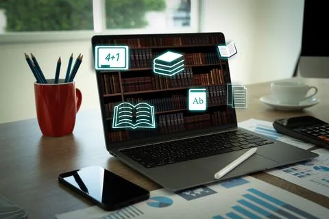 Digital Knowledge RESOURCES online education resources on computer E-Learni.. 写真素材
