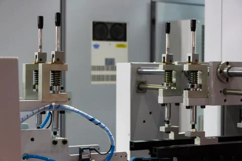 Digital label production machine Stock Photos