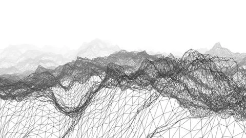 Digital Landscape イラスト素材