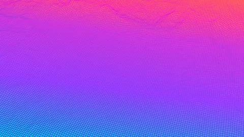 Digital landscape with mountains or clouds made of line grid Stock Illustration