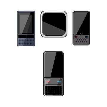 Digital language translator electronic device vector illustration Stock Illustration