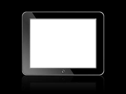 Digital LCD Frame Stock Illustration