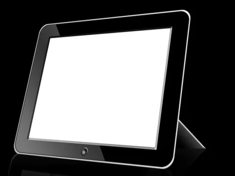 Digital LCD Frame Stock Illustration