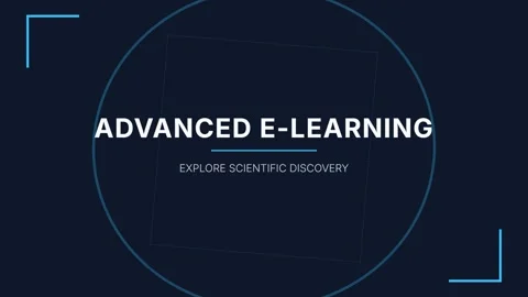 Digital learning concept: Advanced e-learning for modern science discovery .. Stock Footage 336805235