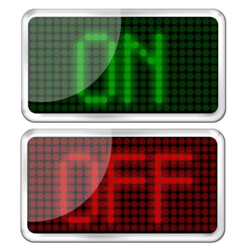 Digital led background Stock Illustration