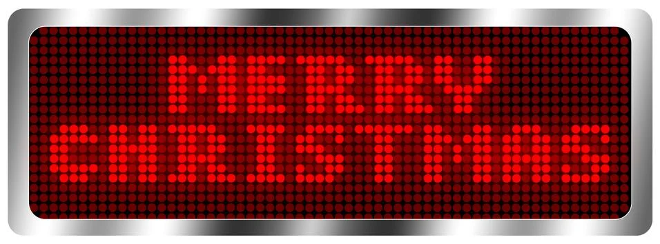 Digital led background Stock Illustration