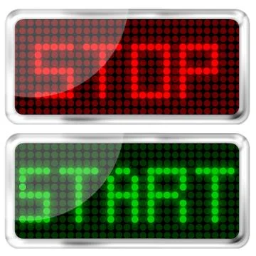 Digital led background Stock Illustration