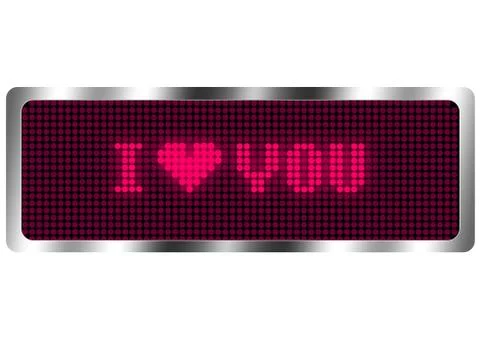 Digital led background Stock Illustration