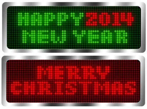 Digital led Stock Illustration