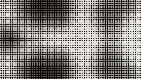 Digital Led Screen Halftone Motion Background Video stock 338106592