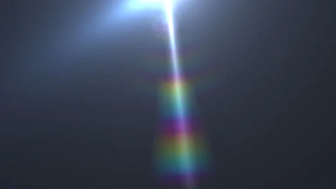 Digital Lens flare effect.Blue flare light for overlay video. Stock Footage 244891743