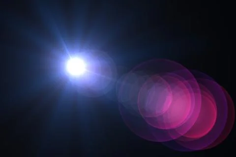 Digital lens flare Stock Illustration