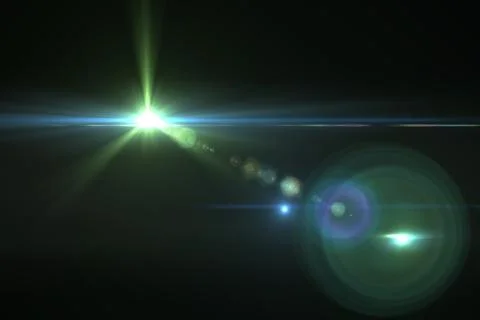 Digital lens flare Stock Illustration