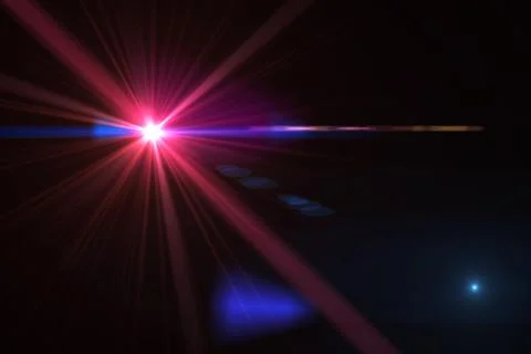 Digital lens flare Stock Illustration