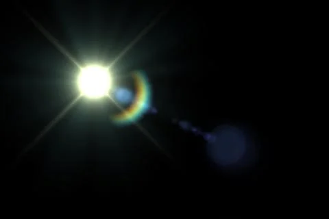Digital lens flare Stock Illustration