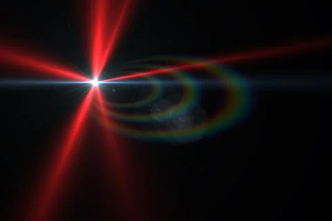 Digital lens flare Stock Illustration