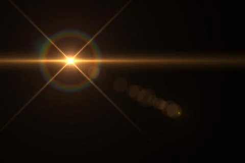 Digital lens flare Stock Photos