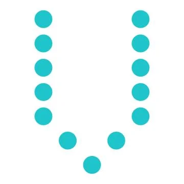 Digital letter V display board round dot Illustrazione stock