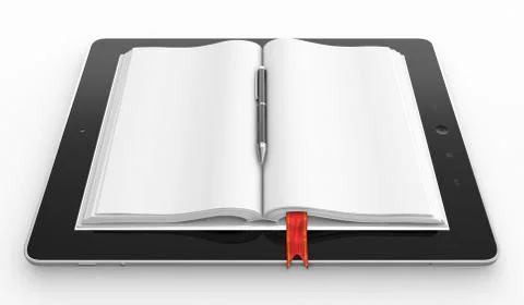 Digital library Stock Illustration