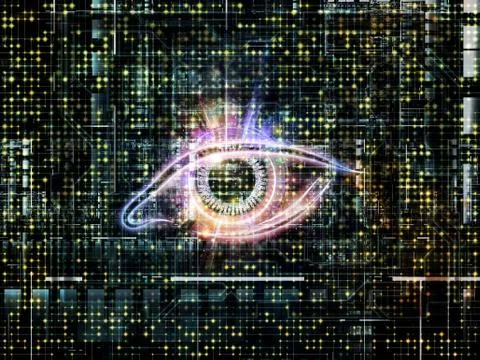 Digital Life of Network Illustrazione stock