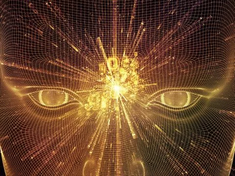 Digital Life of Reason Stock-Illustration