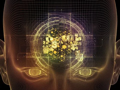 Digital Life of Reason Stock-Illustration