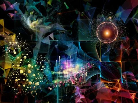 Digital Life of Virtual World イラスト素材
