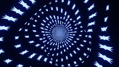 Digital light glow particle tornado.Abstract background blue and white particles Stock Footage 300657799