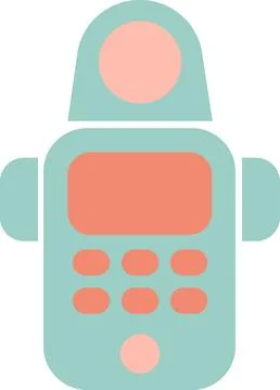 Digital light meter exposure measuring tool icon イラスト素材